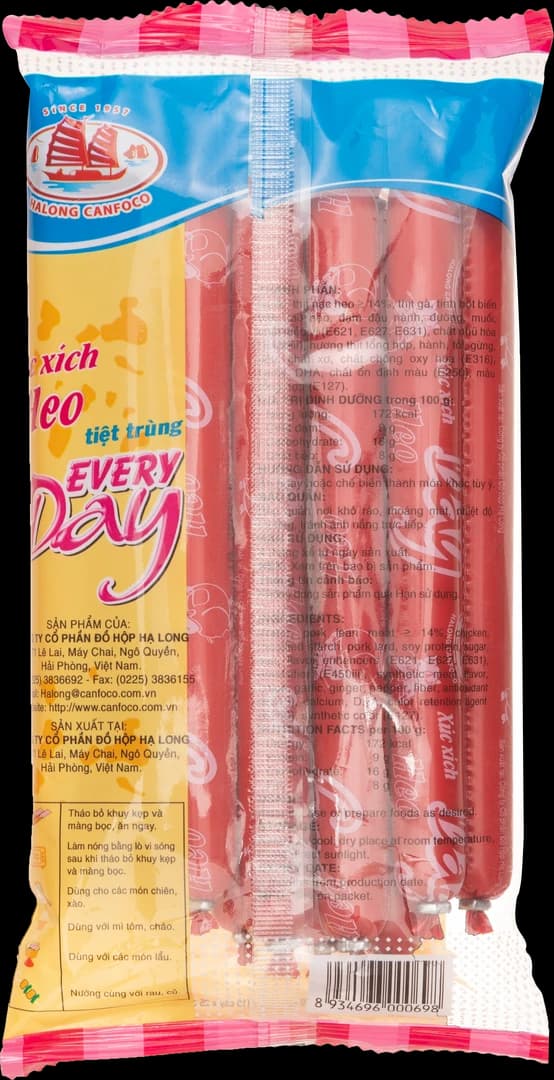 EVERYDAY Sterilized Pork Sausage 25g, 10 pcs x 20 bags - Thumbnail 2